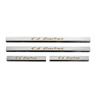 Seuils de porte Carmos (4 pcs, inox) Citroen Cactus 2014-2020 photo 1