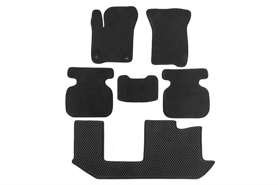Fiat Freemont 2011-2016 Tapis de sol EVA (3 rangées, noir) Image