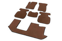 Fiat Freemont 2011-2016 Tapis de sol EVA (3 Rangées, Marron) photo 2