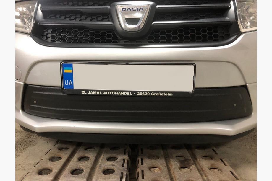 Renault Duster 2008–2017 Garniture de grille inférieure d’hiver Brillant Image
