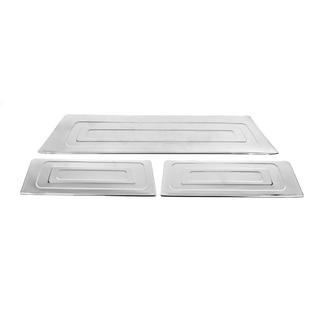 Couvre seuils intérieurs (3 pcs, inox) photo 1