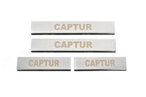 Renault Captur 2013-2019 Seuils de porte Carmos (4 pcs, inox) photo 1