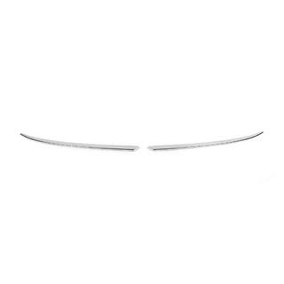 Protections d'angle de pare-chocs avant en acier inoxydable (2 pcs) photo 1