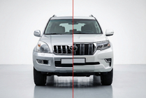 Toyota Land Cruiser Prado 120 2002-2009 Kit restylage vers Toyota Land Cruiser Prado 150 2017+ photo 1
