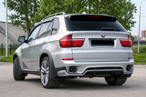 BMW X5 E70 2007-2013 Diffuseur arrière (pour 2010-2013 Base, à peindre) photo 1