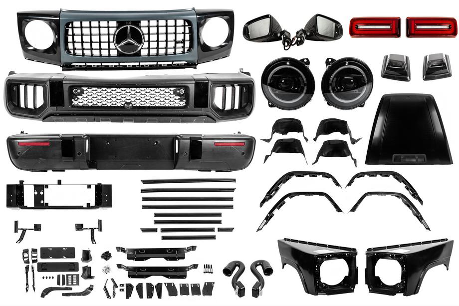 Mercedes G class W463 1990-2018 Kit carrosserie facelift vers W465 2025 G63 Image