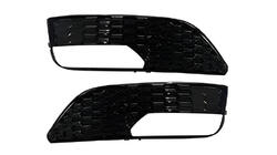 Audi A3 2012-2020 Grilles de phares antibrouillard RS-Style V-2 (2012-2016, 2 pcs, Noir) photo 3