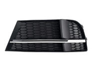 Audi A3 2012-2020 Grilles de phares antibrouillard S-Style V-2 (2016-2020, 2 pcs, Noir) photo 3