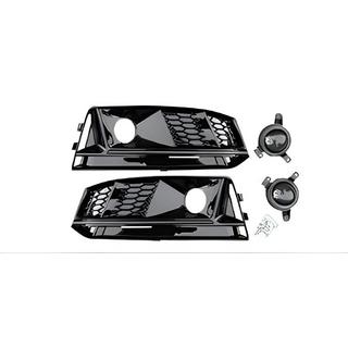 Grilles de feux antibrouillard avec antibrouillards RS-Style (2015-2019, 2 pcs, Noir) photo 1