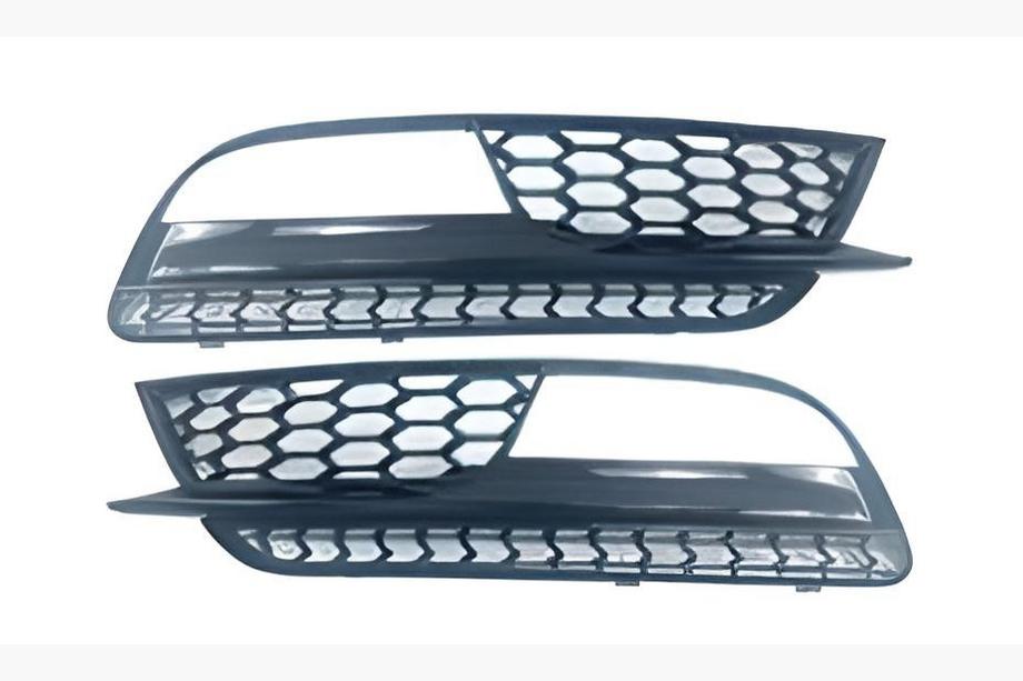Audi A5 2007-2015 Grilles de phares antibrouillard RS-Style (2011-2015, 2 pcs, Noir) Image