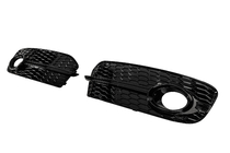 Audi Q5 2008-2017 Grilles de phares antibrouillard RS-Style (2013-2017, 2 pcs, Noir) photo 2