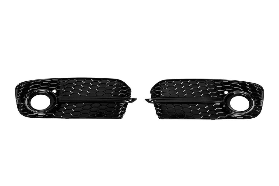 Audi Q5 2008-2017 Grilles de phares antibrouillard RS-Style (2013-2017, 2 pcs, Noir) Image