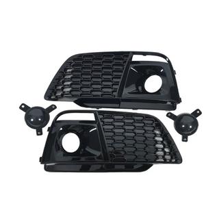 Grilles de phares antibrouillard avec antibrouillard RS-Style (Sport, 2017-2020, 2 pcs, Noir) photo 1