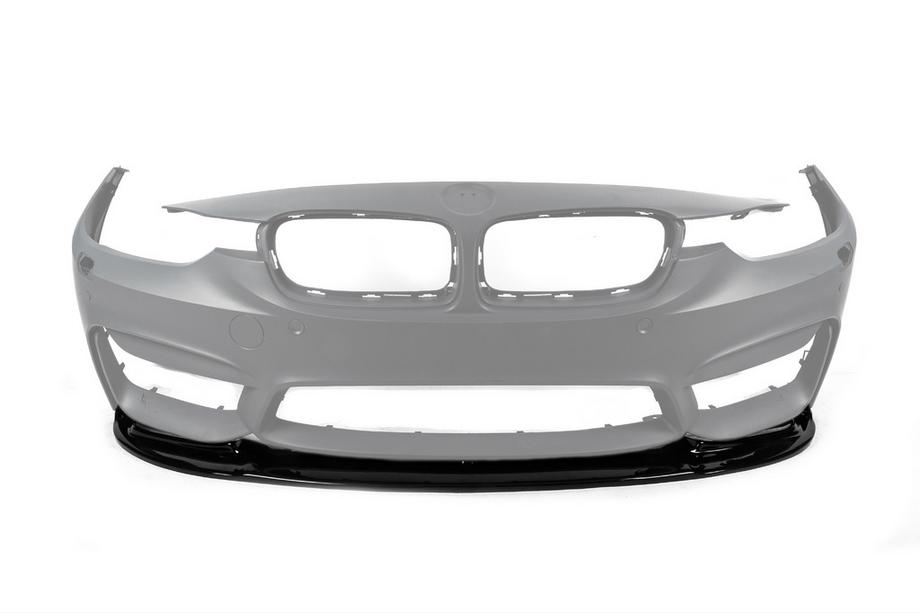 BMW 4 Series F32/F33/F36 2012-2020 Lame Avant DPT Lip V-1 (Pour M4, Noir Brillant) Photo 2