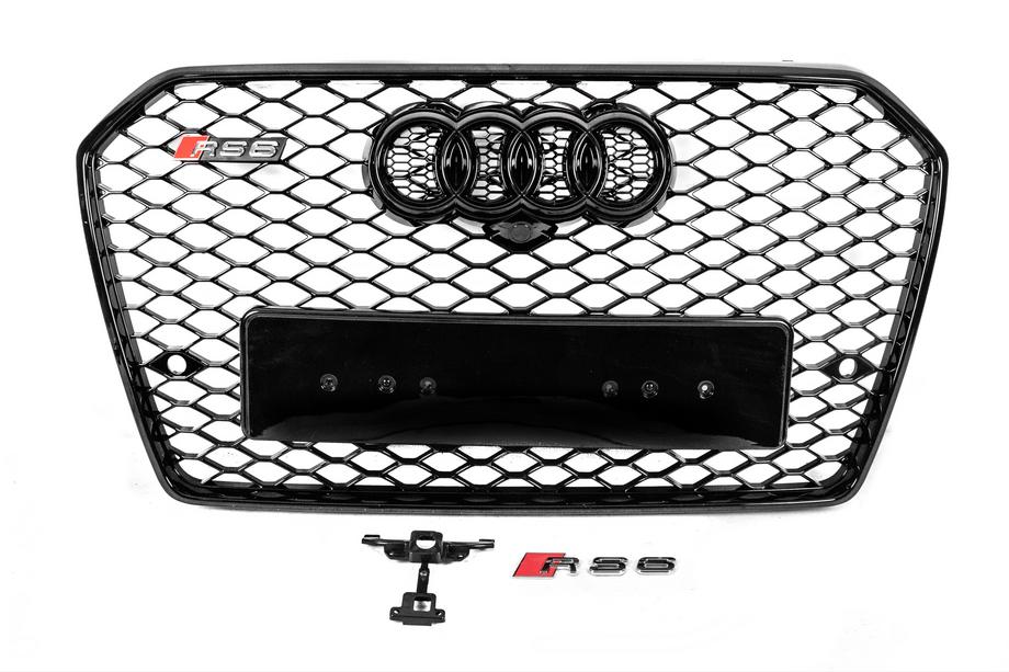Audi A6 C7 2011-2017 Calandre avant noire RS-style (2014-2017) Image