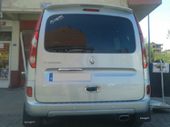 Renault Kangoo 2008–2020 Baguette chromée au-dessus de la plaque d'immatriculation (inox) photo 2