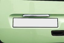 Renault Kangoo 2008–2020 Baguette chromée au-dessus de la plaque d'immatriculation (inox) photo 1