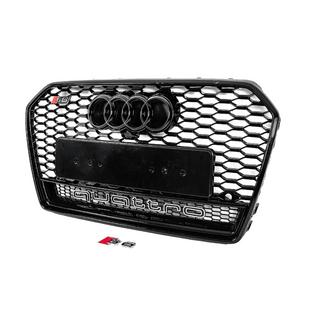 Calandre avant noire style RS avec logo Quattro (2014-2017) photo 2