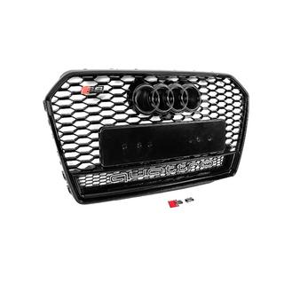 Calandre avant noire style RS avec logo Quattro (2014-2017) photo 3