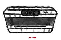 Audi A6 C7 2011-2017 Calandre Avant Noire avec Encadrement Chromé S-Style (2014-2017) photo 4