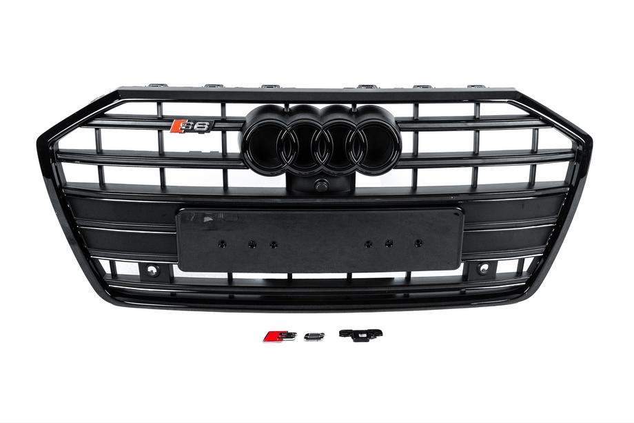 Audi A6 C8 2018–2025 Calandre avant S-Style (noir) Image