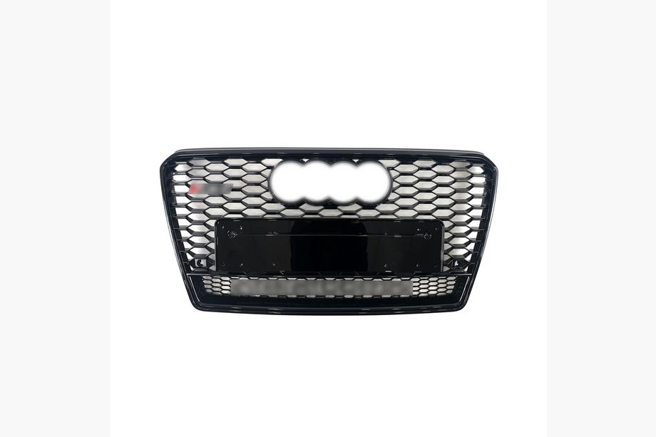 Audi A7 2010-2018 Calandre Avant RS-Style avec Inscription Quattro (2010-2014, noir) Image