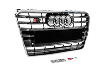 Audi A7 2010-2018 Calandre avant S-Style (2010-2014, noire avec chrome) photo 3