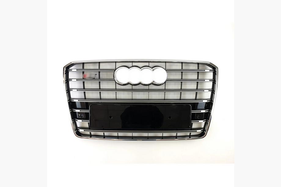 Audi A8 2010-2018 Calandre avant S-Style (2014-2018, noire avec chrome) Image