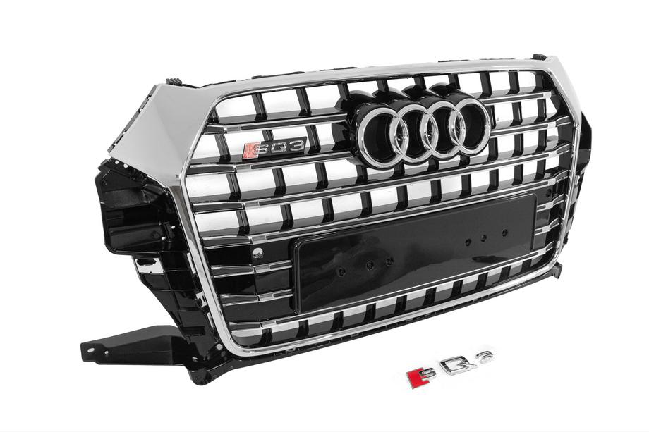 Audi Q3 2011-2019 Calandre Avant RSQ-Style (2015-2019, noir avec chrome) Photo 3