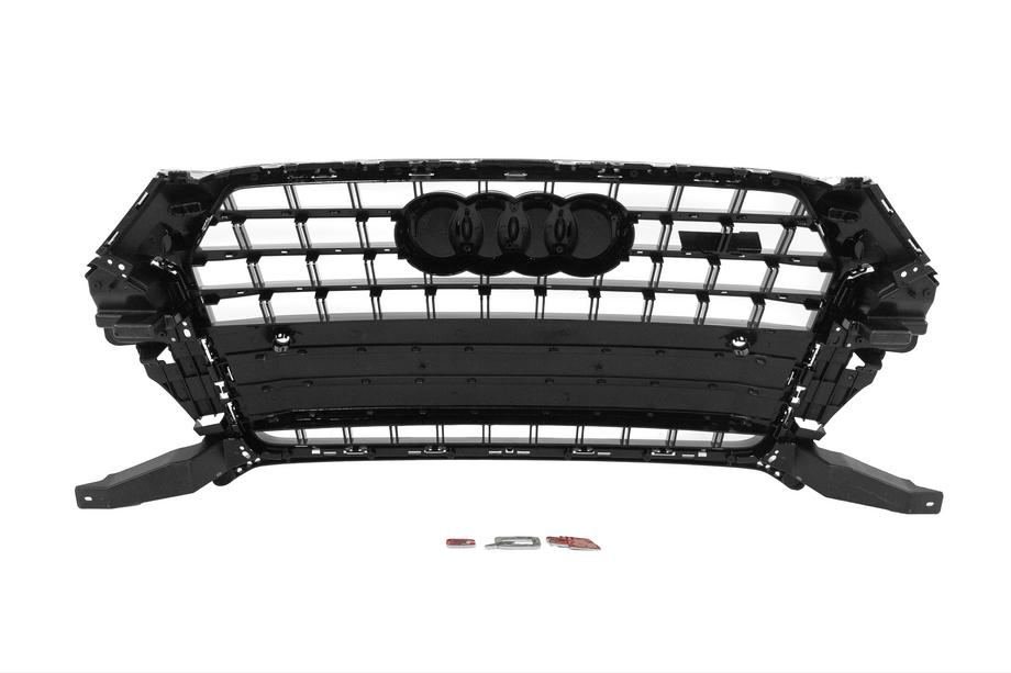 Audi Q3 2011-2019 Calandre Avant RSQ-Style (2015-2019, noir avec chrome) Photo 5