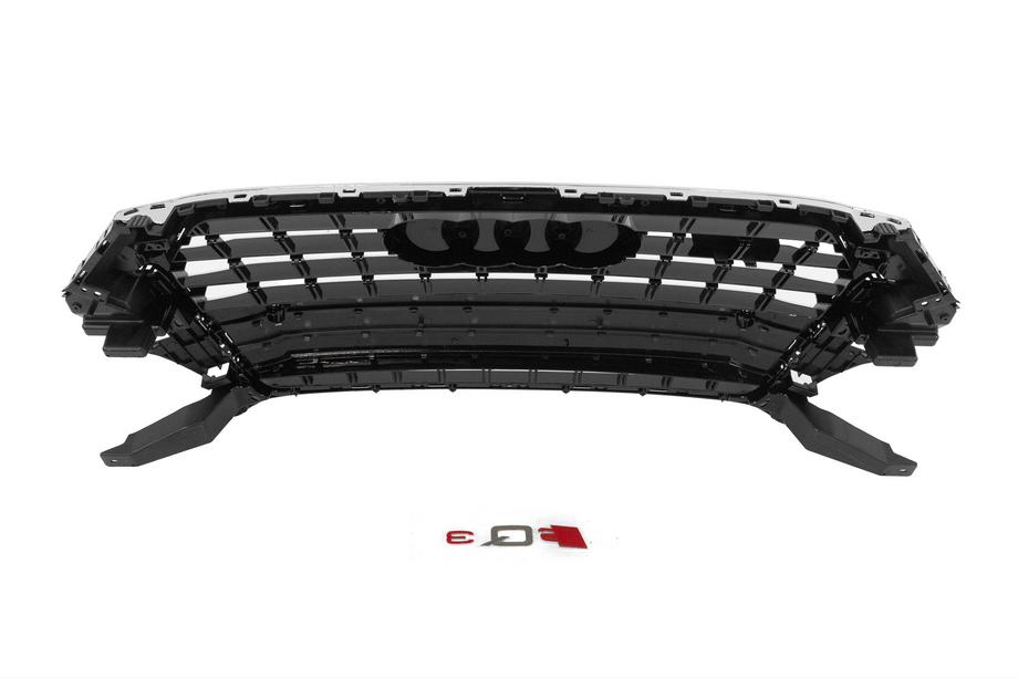Audi Q3 2011-2019 Calandre Avant RSQ-Style (2015-2019, noir avec chrome) Photo 6