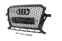 Audi Q5 2008-2017 Calandre avant RSQ-Style avec logo Quattro (2012-2017, noir) photo 2