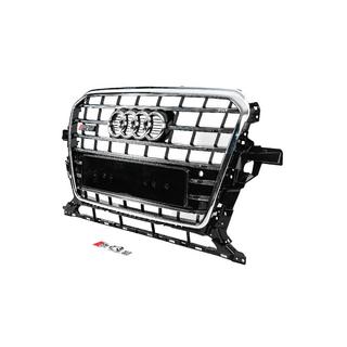 Calandre avant SQ-Style (2012-2017, noire avec chrome) Audi Q5 2008-2017 photo 2