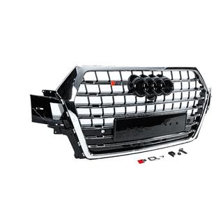 Calandre avant SQ-Style V-2 (2015-2019, noire avec chrome) Audi Q7 2015–2026 photo 3