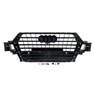 Calandre avant SQ-Style V-2 (2015-2019, noire avec chrome) Audi Q7 2015–2026 photo 4