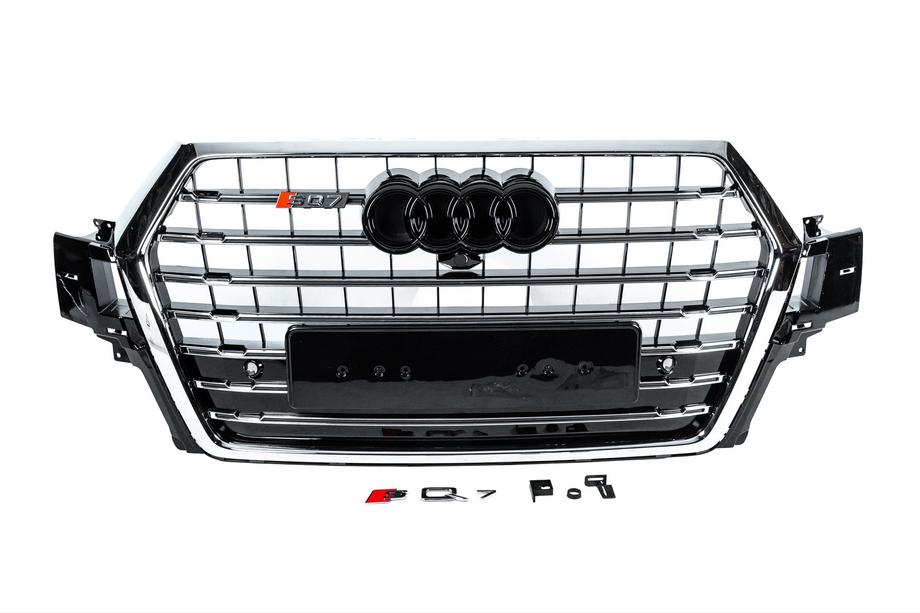 Audi Q7 2015–2026 Calandre avant SQ7-Style (2015-2019, noire avec chrome) Image