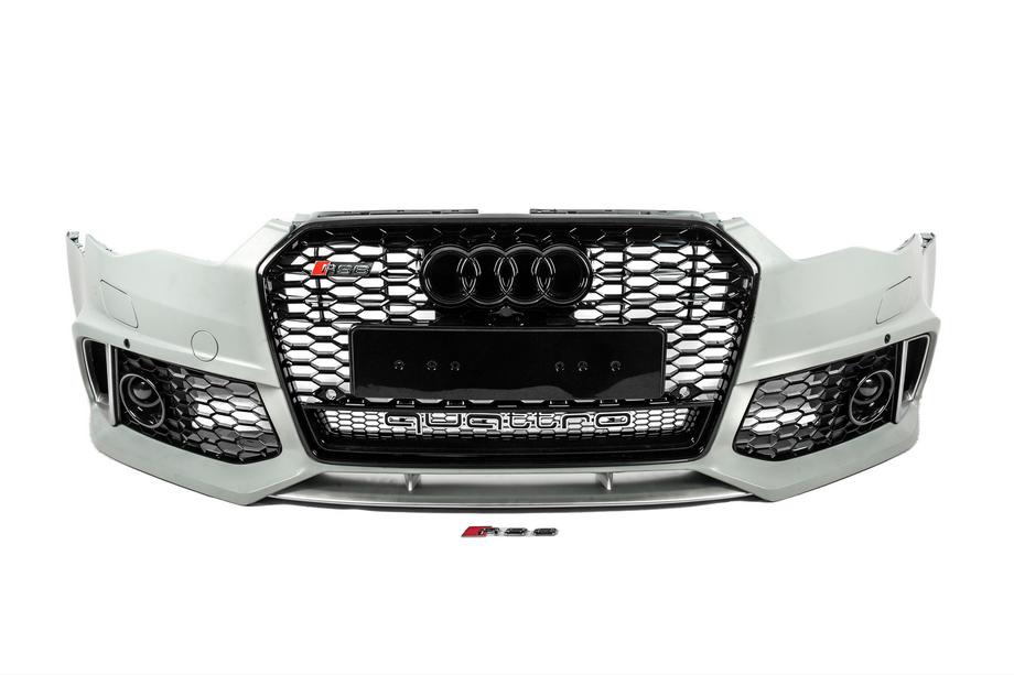 Audi A6 C7 2011-2017 Pare-chocs avant avec calandre noire RS6-Style (2014–2017) Image