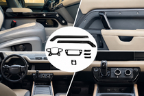 Land Rover Defender 2019- Couvre garnitures intérieures noires photo 1