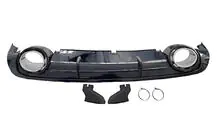 Audi A6 C6 2004-2011 Diffuseur Arrière avec Sorties d'Échappement RS-Style photo 1