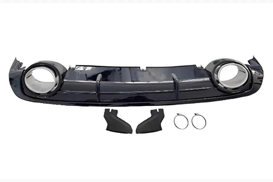 Audi A6 C6 2004-2011 Diffuseur Arrière avec Sorties d'Échappement RS-Style Image