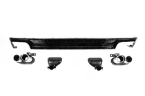 Audi A6 C8 2018–2025 Diffuseur arrière avec embouts S-Style (pour Base) photo 2