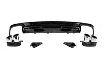 Audi A6 C8 2018–2025 Diffuseur arrière avec embouts S-Style (pour Base) photo 4