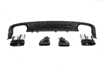 Audi A6 C8 2018–2025 Diffuseur arrière avec embouts S-Style (pour Base) photo 5