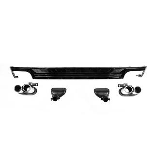 Diffuseur arrière avec embouts S-Style (pour Base) Audi A6 C8 2018–2025 photo 2