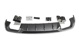 Audi A3 2012-2020 Diffuseur Arrière avec Sorties V-2 (pour S/S-Line, 2016-2020) photo 1