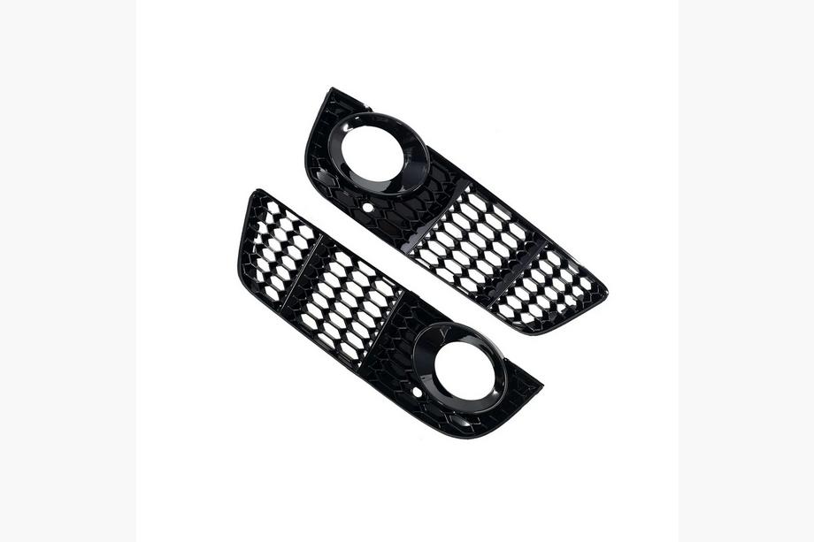 Audi A5 2007-2015 Grilles de Phares Antibrouillard RS-Style (2007-2011, 2 pcs, Noir) Image