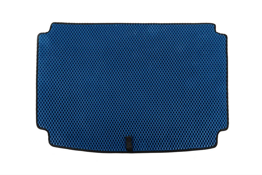 Kia Niro 2016–2021 Tapis de coffre EVA (E-Niro 2018-2022, avec caisson de basses, Bleu) Image