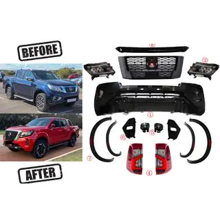 Kit de mise à niveau Facelift vers 2021 (pour 2015-2020) Nissan Navara/NP300 2016- photo 2