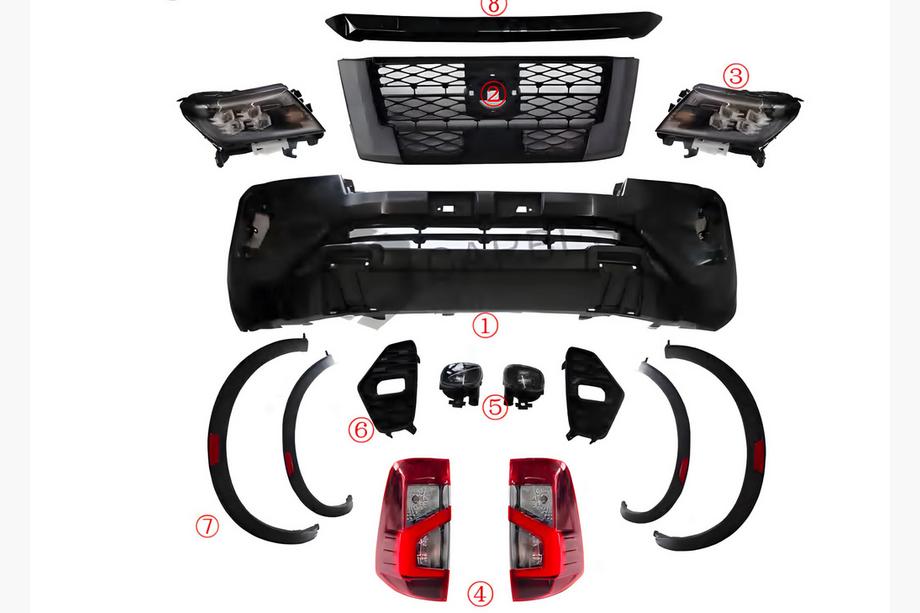 Nissan Navara/NP300 2016- Kit de mise à niveau Facelift vers 2021 (pour 2015-2020) Photo 4