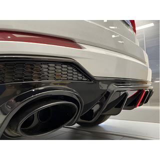 Diffuseur Arrière avec Sorties d'Échappement QRS-Style Audi Q3 2019–2025 photo 1
